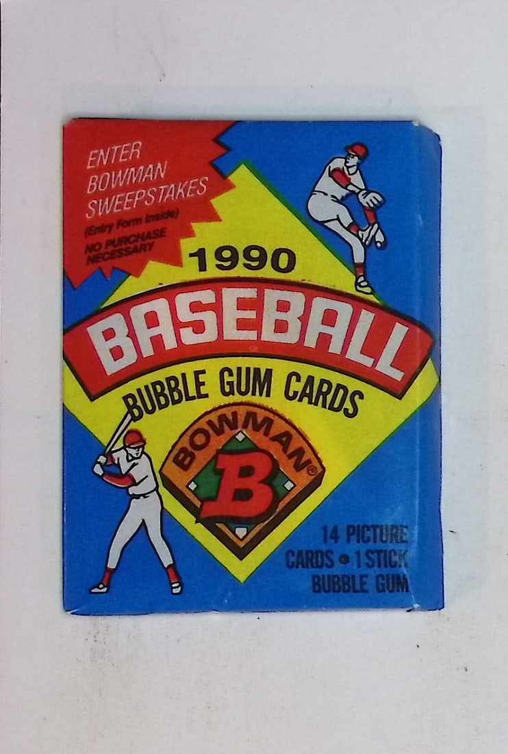 1990 Bowman Vintage Baseball Cards Retail Box Wax Pack Sports Cards MLB Trading Cards: Bowman Vintage Valuable Rookie Baseball MLB Trading & Sports Cards, Rookie Cards in this set are Frank Thomas, Sammy Sosa, Larry Walker, Bernie Williams, New York Yankees, Sammy Sosa, Tony Gwynn, Old