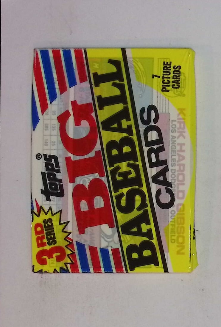 1988 Topps Vintage Big Baseball Cards Series 3 Retail Wax Pack, Sports Cards (1 of 1)