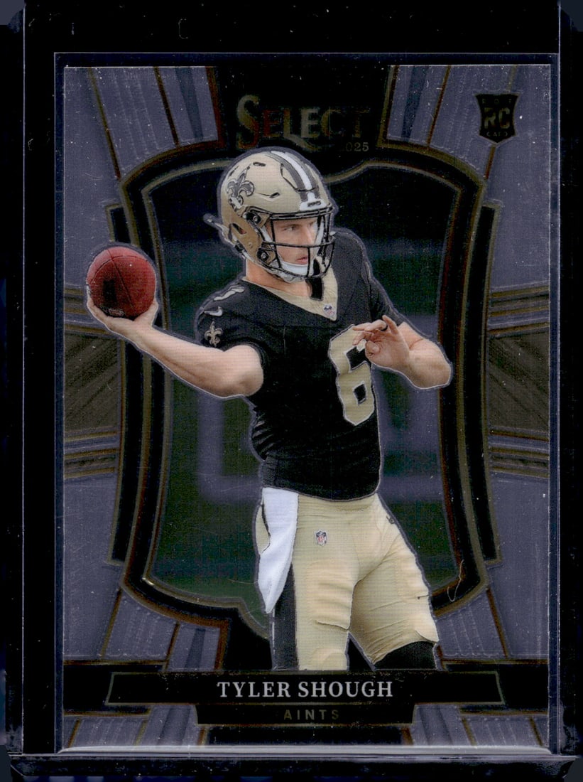 Tyler Shough Rookie Card Premier Level 2025 Select #141 New Orleans Saints: Panini Select, Prizm, Mosaic, Contenders, Zenith, Phoenix, Illusions, Absolute, Rookie NFL Sports Trading Cards, SP, SSP, Cards, Football Cards for Sale Near Me, Superbowl & Hall of Fame Player Cards,