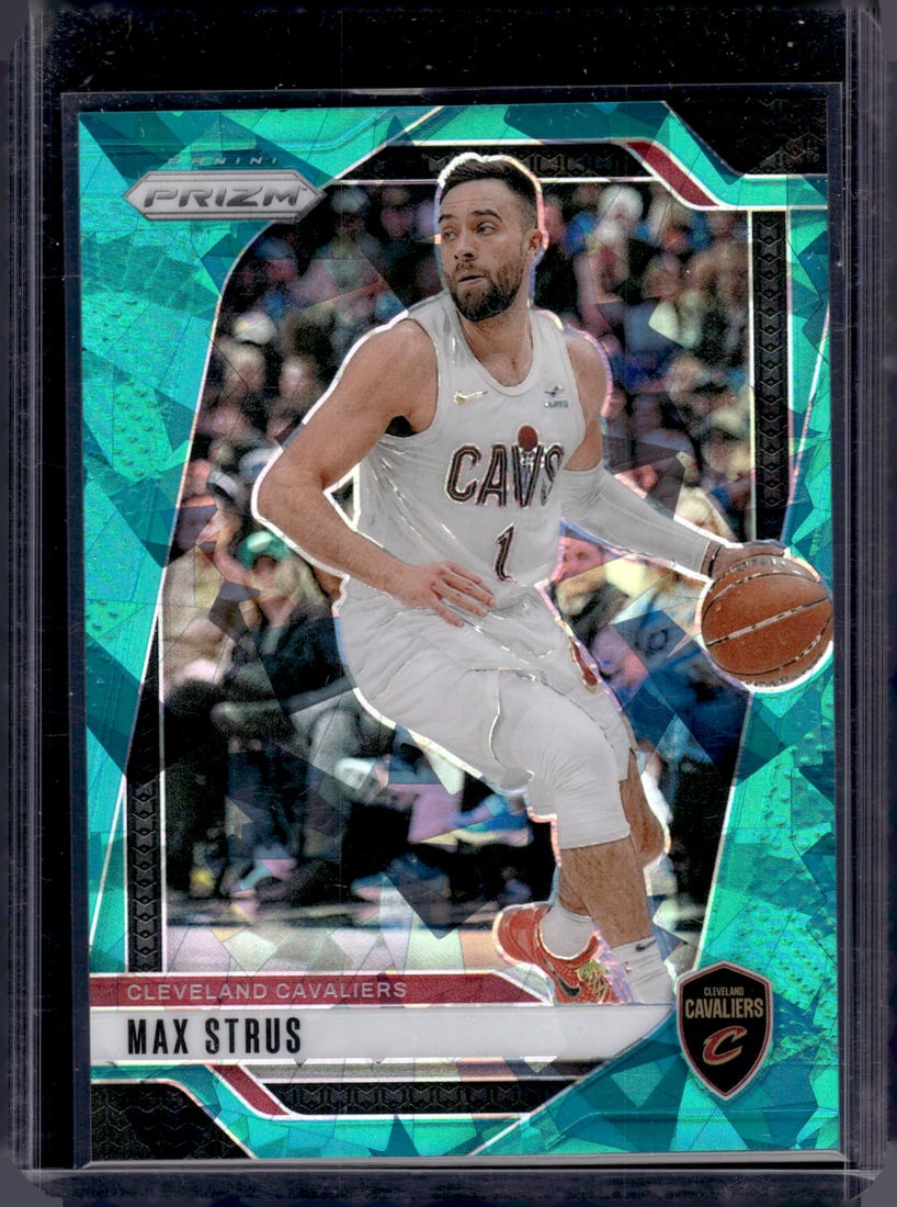 Max Strus Teal Cracked Ice /225 2024-25 Panini Prizm #27 Cleveland Cavaliers (1 of 2)