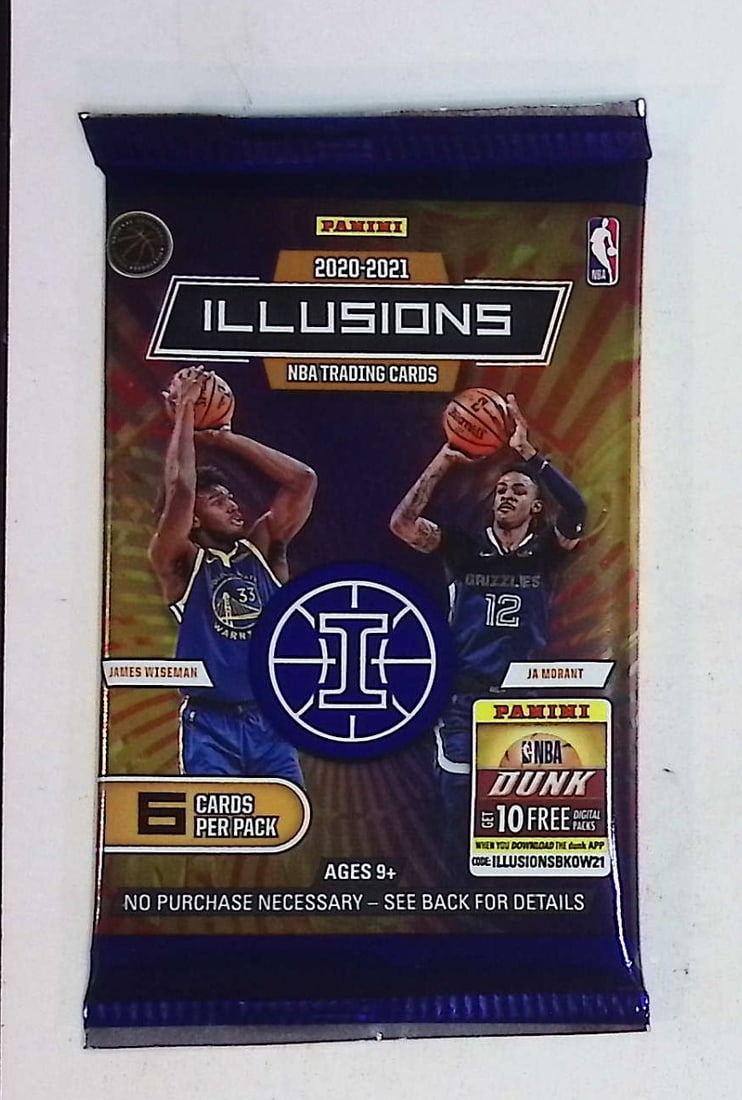 2020-21 Panini Illusions Basketball Blaster Box Packs Rookies: Lamelo Ball, Anthony Edwards, Tyrese (1 of 1)