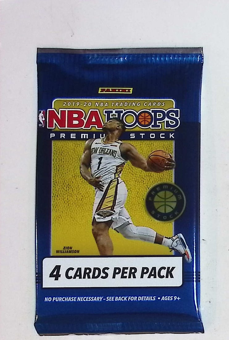 2019-20 Panini NBA Hoops Premium Stock Basketball BLASTER BOX PACK, Rookies: Zion Williamson, Ja (1 of 1)