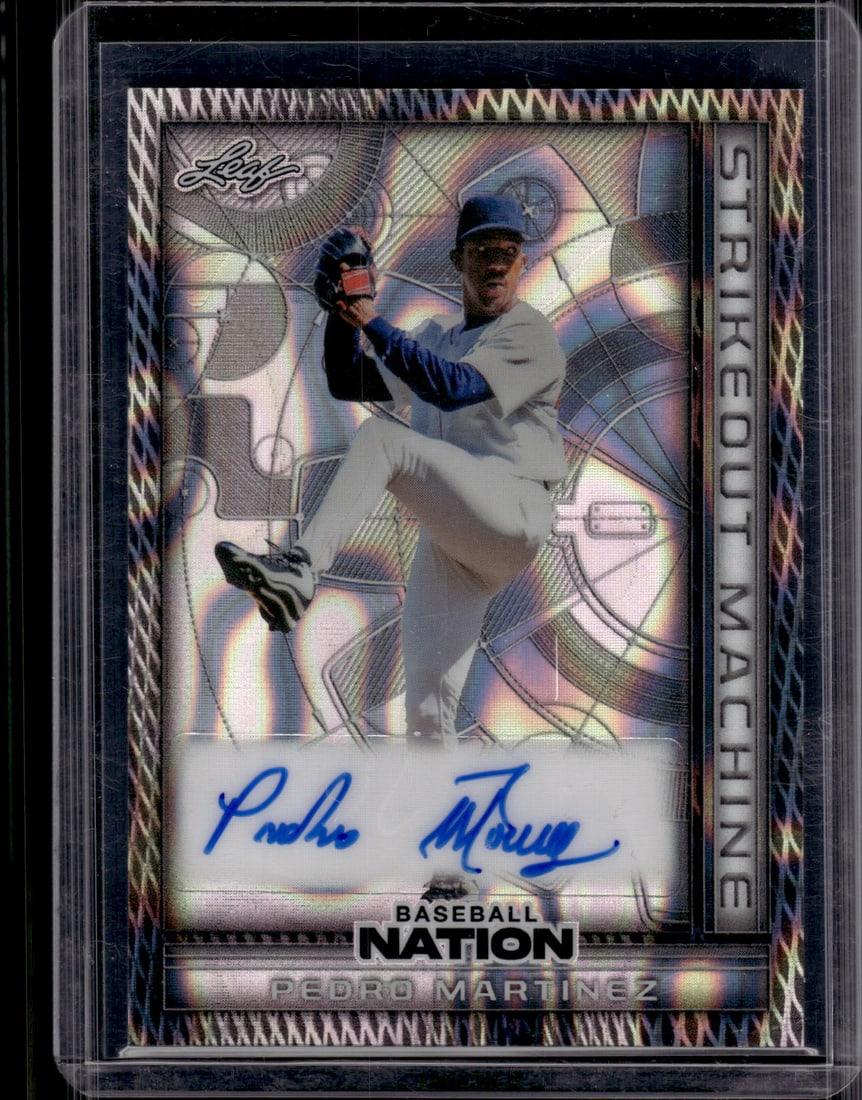 Pedro Martinez Auto /15 2025 Leaf Baseball Nation #SMA-PM1 (1 of 2)
