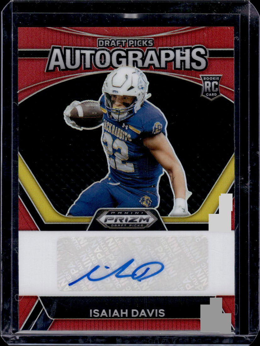 Isaiah Davis Red Prizm Rookie Auto /199 2024 Prizm Draft Picks #DPA-IDS (1 of 2)