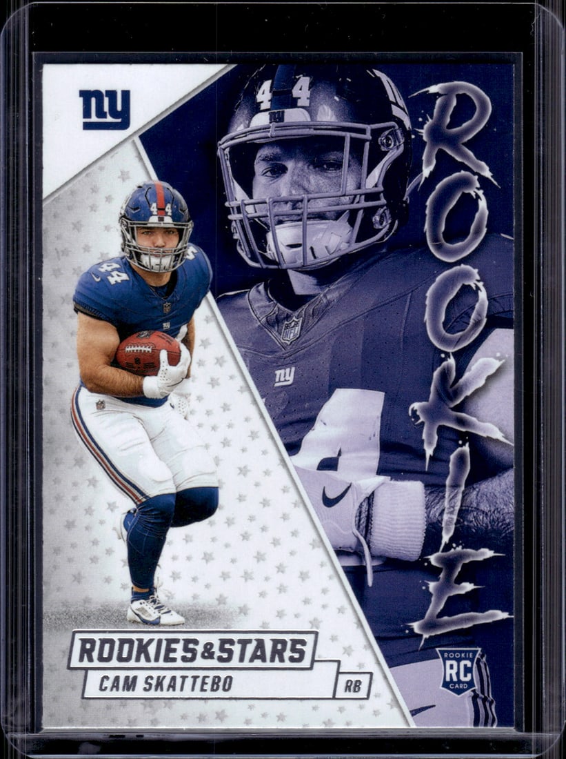 Cam Skattebo Rookie Card 2025 Rookies & Stars #3 New York Giants (1 of 2)