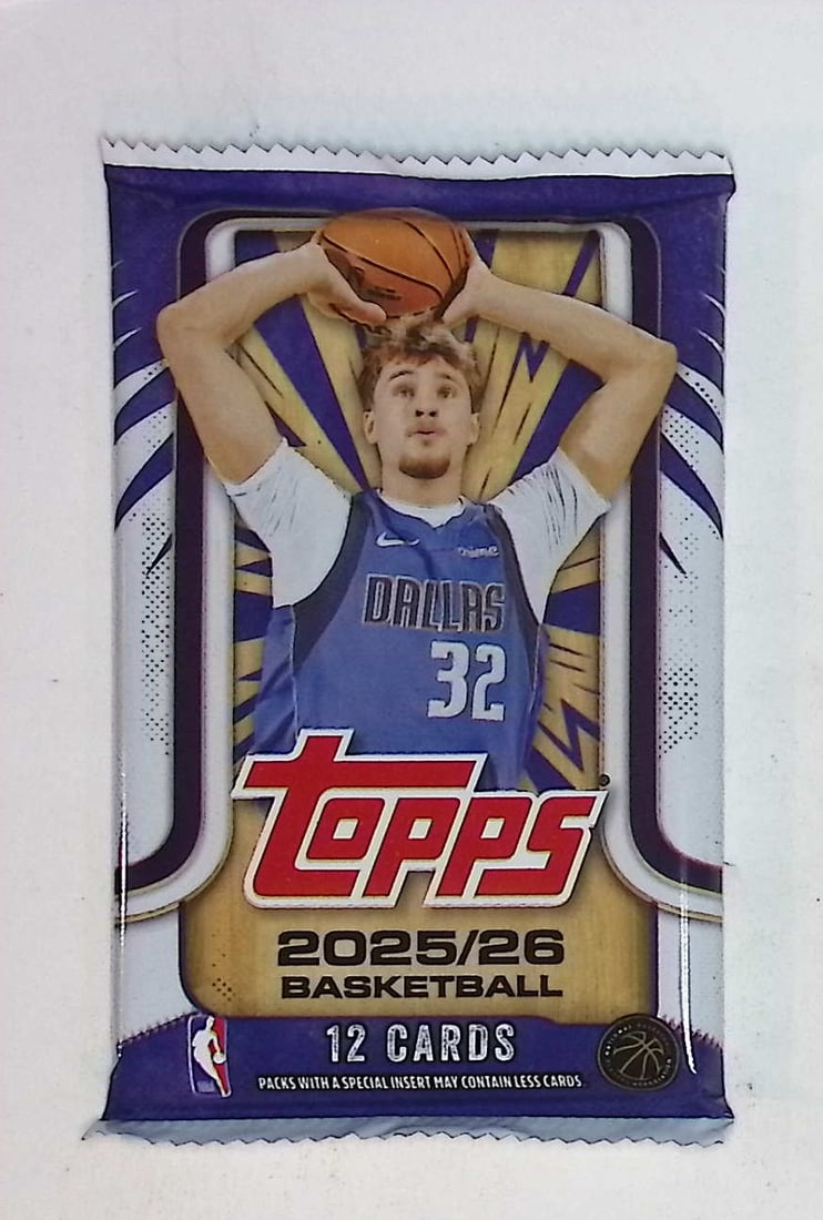 2025-26 Topps Basketball Card BLASTER BOX PACK - RC'S: Cooper Flagg, Kon Kneuppel, VJ Edgecombe (1 of 1)
