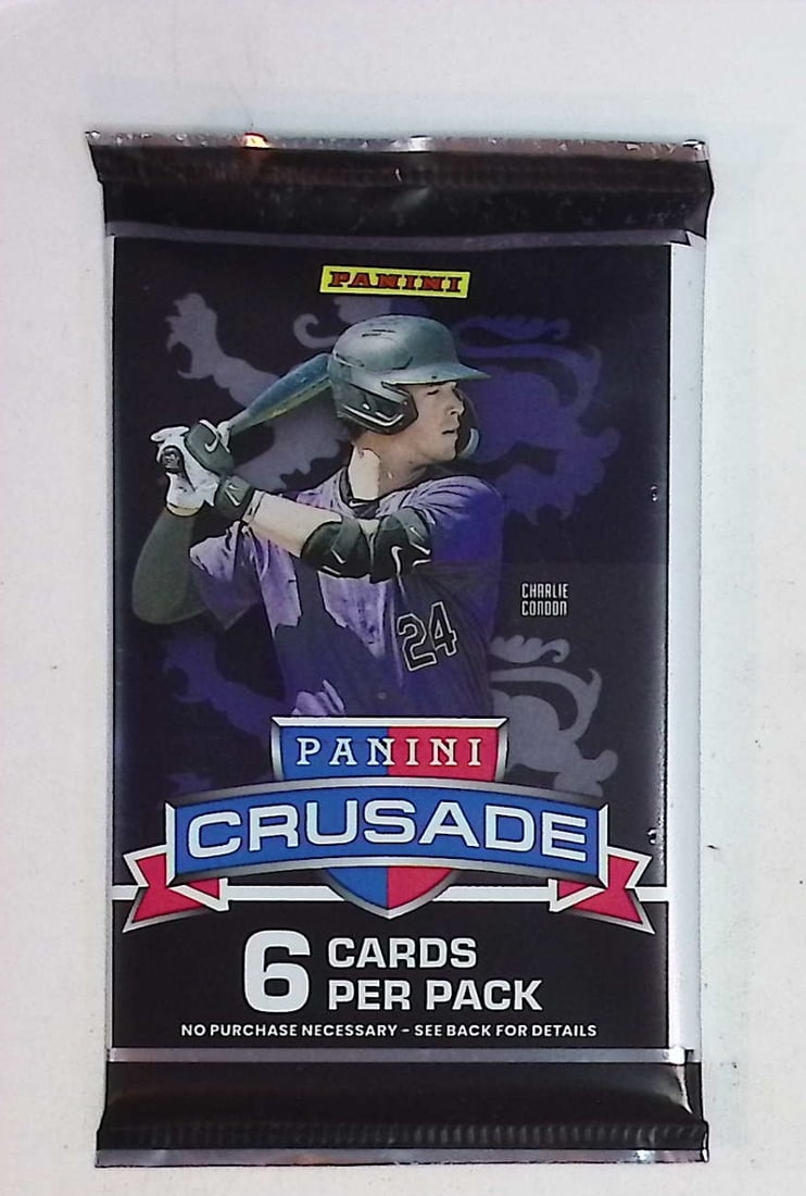 2025 Panini CRUSADE Baseball Cards MEGA BOX PACK - Paul Skenes, Elly De La Cruz, James Wood: Prizm Baseball MLB Trading & Sports Cards, Paul Skenes, Elly De La Cruz, James Wood, Silver Prizm, Cracked Ice, SP, Autographs, Numbered Cards, Auction Commemorative Lots for Sale on Line, Sports Card