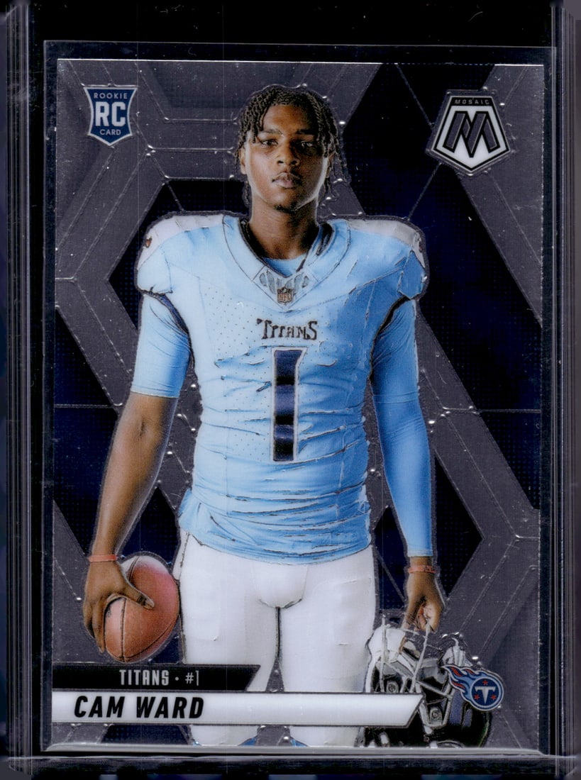 Cam Ward Rookie Card Variation 2025 Mosaic #272 Tennessee Titans (1 of 2)