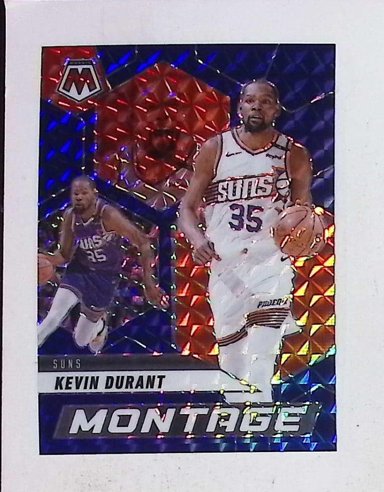 Kevin Durant 24/199 Blue Mosaic Prizm Montage 2024 Panini Mosaic #1 (1 of 2)