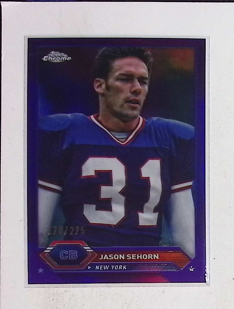 Jason Sehorn Purple Refractor 170/275 2023 Topps Composite Topps Chrome #15 (1 of 2)