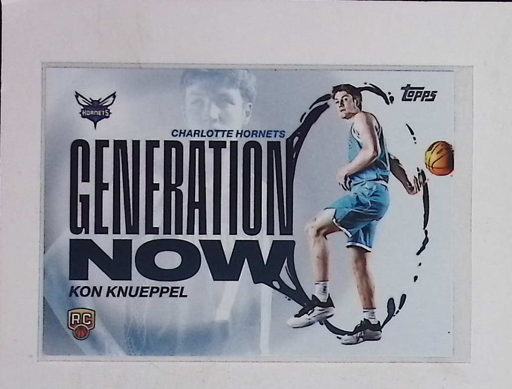 Kon Knueppel Rookie Card Generation Now 2025 Topps #GN-4: Topps Basketball NBA Trading & Sports Cards, Sports Cards for Sale Near Me, Chrome, Refractor, SP, SSP, Valuable Auction Memorabilia Lots Sold On Line, NBA Championship & Hall of Fame Player Cards