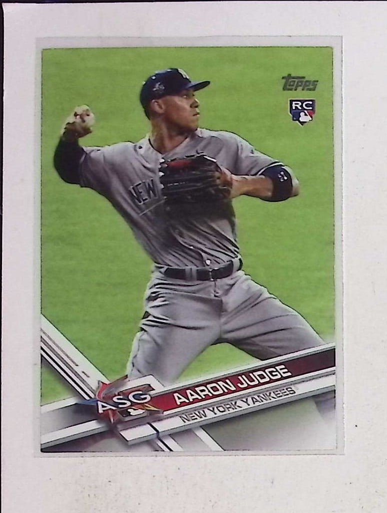 Aaron Judge Rookie Card Throwing 2017 Topps Update Series #US166 All Star Game (1 of 2)