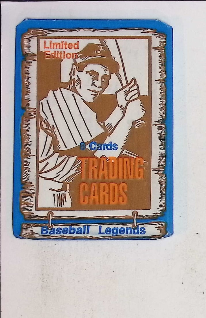 1986 PACIFIC Limited Edition Baseball Legends Vintage Baseball Cards Retail Wax Pack (1 of 1)