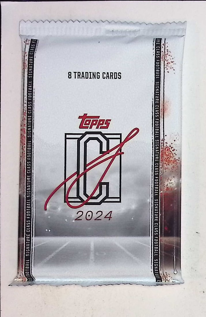 2024 Topps Signature Class Football Cards Mega Box Pack-Jayden Daniels Rookie Card (1 of 1)
