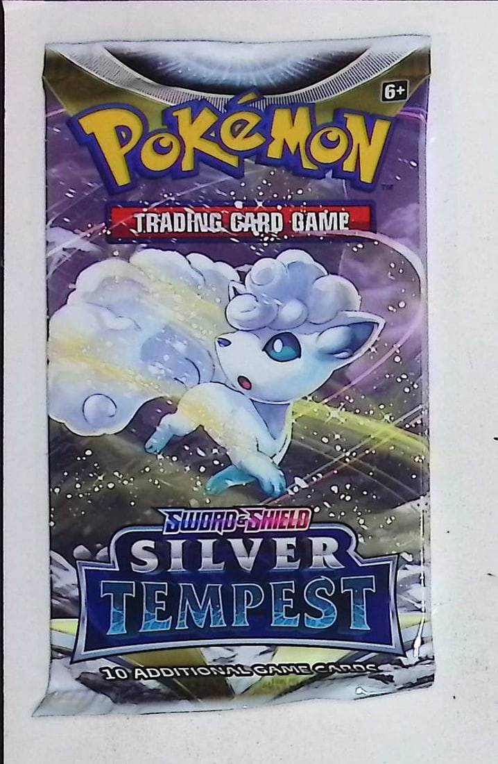 2022 Pokemon Sword & Shield Silver Tempest 10 Card Booster Pack TCG Charizard Pikachu Holo Rare (1 of 1)