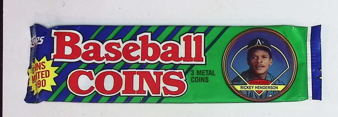 1990 Topps Vintage Baseball Coins Retail Box Wax Pack MLB Trading Coins: Topps Vintage Baseball MLB Trading & Sports Cards, Randy Johnson, Bo Jackson, Cal Ripken, Nolan Ryan, Craig Biggio, Old Sports Cards For Sale Near Me, World Series & Hall of Fame Players, Valuable Auc