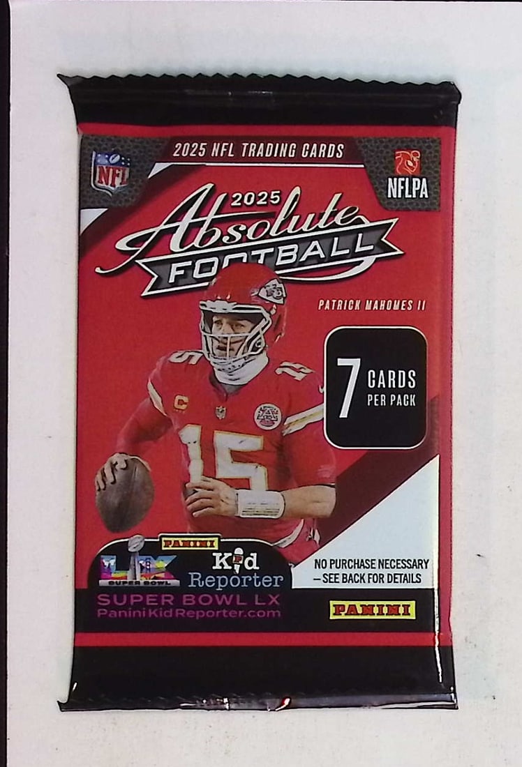 2025 Panini Absolute Football MEGA BOX PACK- RC: Jaxson Dart, Emeka Egbuka (1 of 1)