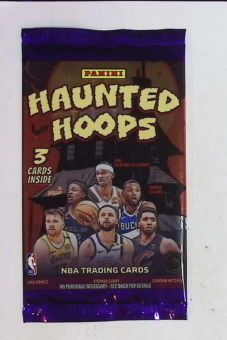2025 Panini Haunted Hoops Basketball Retail Box Pack: Panini Basketball NBA Trading & Sports Cards, Sports Cards for Sale Near Me, Anthony Edwards, Jayson Tatum, Steph Curry, Panini Numbered Cards, Cracked Ice, Silver Prizm, Auction Lots for Sale on Line