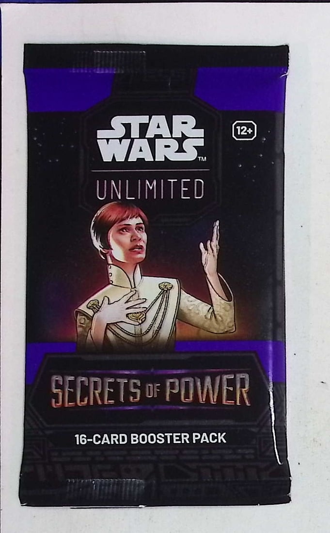 Star Wars Unlimited Secrets of Power 16 Card Booster Pack: 1 Rare or Legendary per Pack: Disney TCG, Trading Card Games, 1 Leader, 1 Base/Token, 9 Commons, 3 Uncommon, 1 Rare or Legendary, & 1 Premium Foil Card Per Pack. Darth Vader, Luke Skywalker, Princess Leia, Mandalorian, Yoda, Grogu