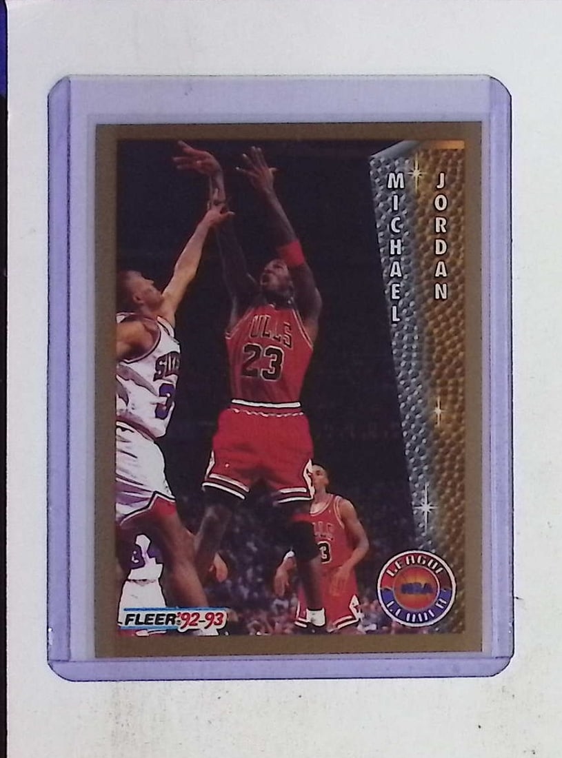 Michael Jordan League Leader Insert 1992 Fleer #238 (1 of 2)