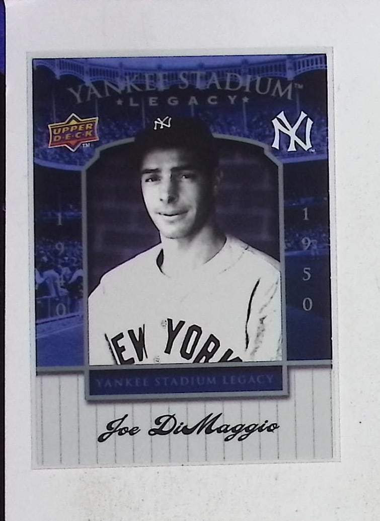 Joe DiMaggio Yankee Stadium Legacy 2008 Upper Deck #22 (1 of 2)