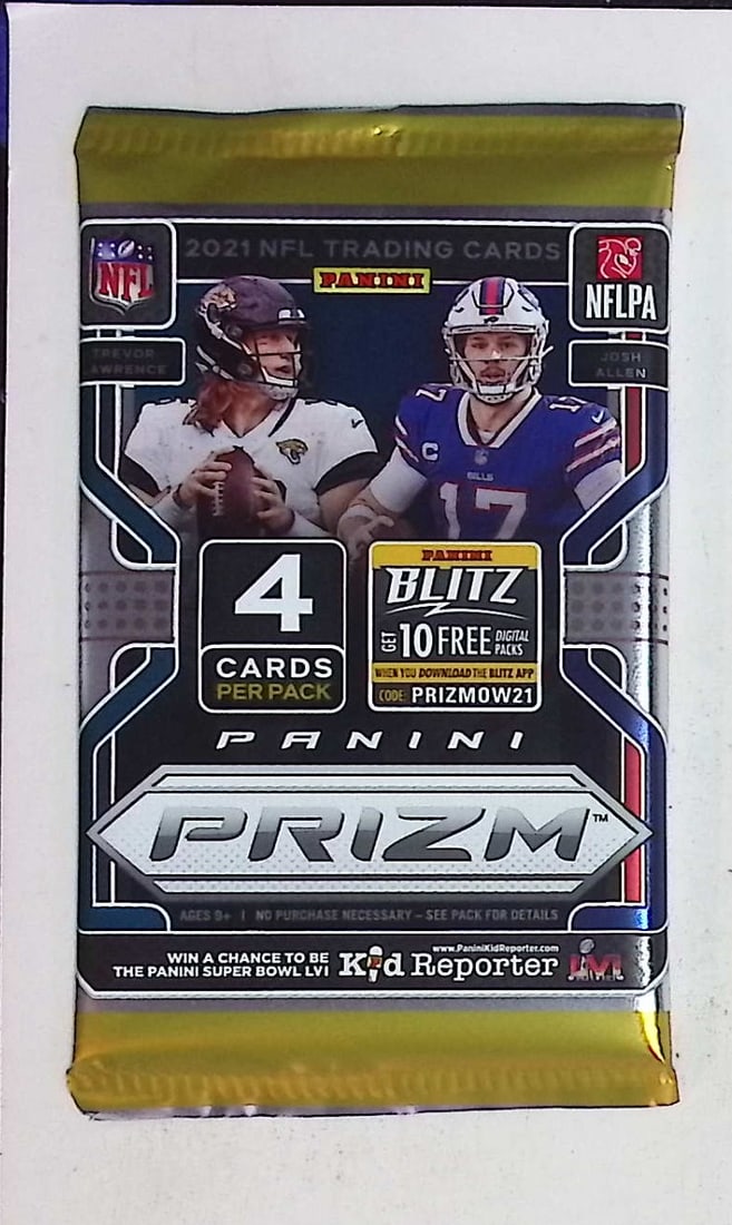 2021 Panini Prizm Football Card BLASTER BOX PACK Sports Card Rookie NFL Trading Cards (1 of 1)