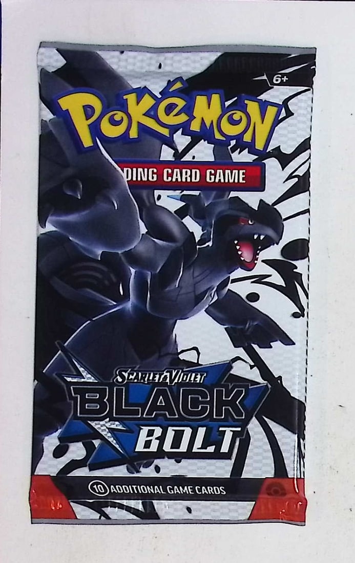 2025 Pokemon Scarlet & Violet Black Bolt 10 Card Booster Pack Charizard (1 of 1)