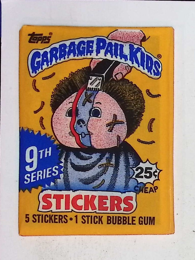 1987 Topps Vintage Garbage Pail Kids Retail Box Wax Pack - 9th Series (1 of 1)