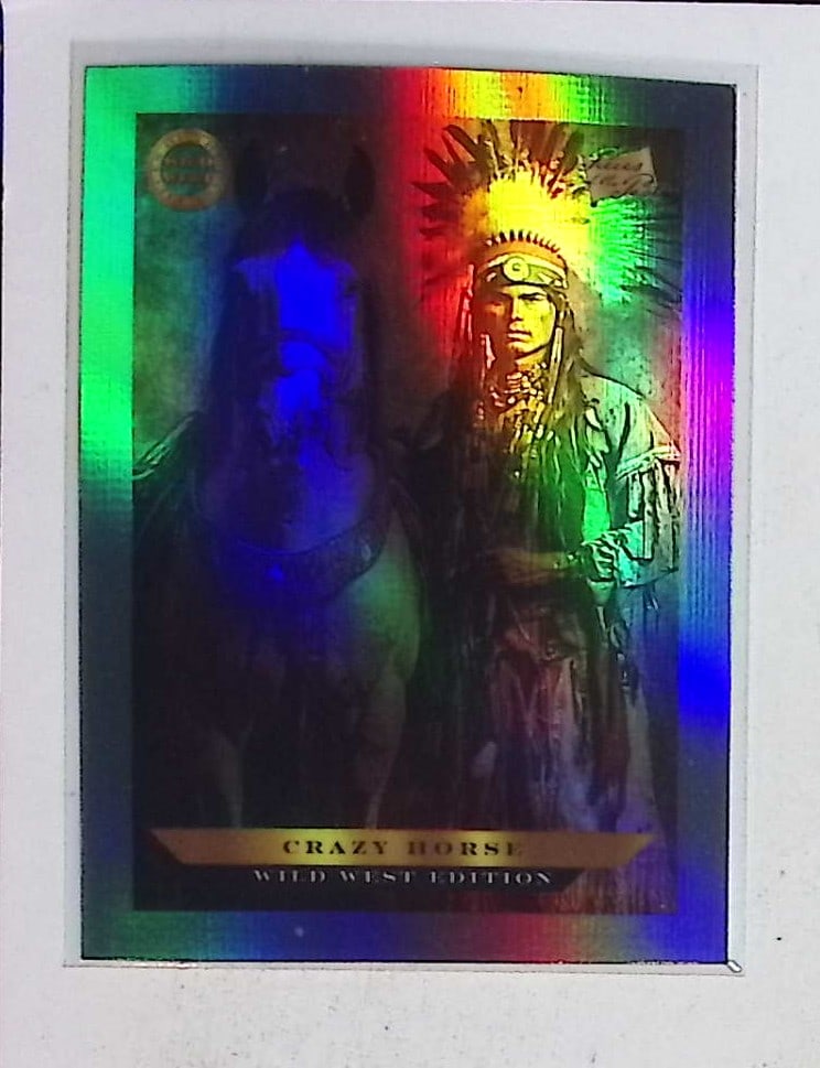 2025 Pieces of the Past Crazy Horse Refractor Sioux Indian Chief Super Products #B-717 (1 of 2)