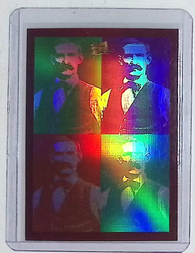 Frank James 13/50 Purple Border Refractor Variation Outlaw James Gang Jesse's Brother 2025 Pieces of: Frank James 13/50 Purple Border Refractor Variation Outlaw James Gang Jesse's Brother 2025 Pieces of the Past Super Products #I-787 United States History Wild West Memorabilia Relics Patches Historica