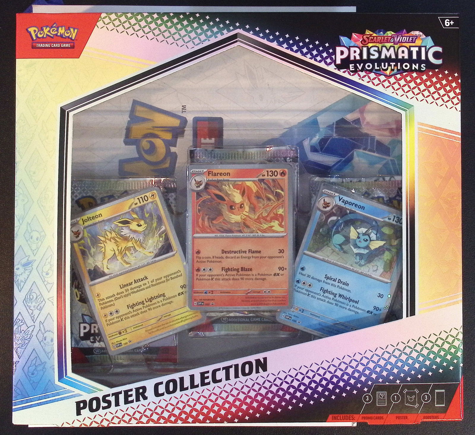 2025 Pokemon Scarlet & Violet Prismatic Evolutions Poster Collection (1 of 2)