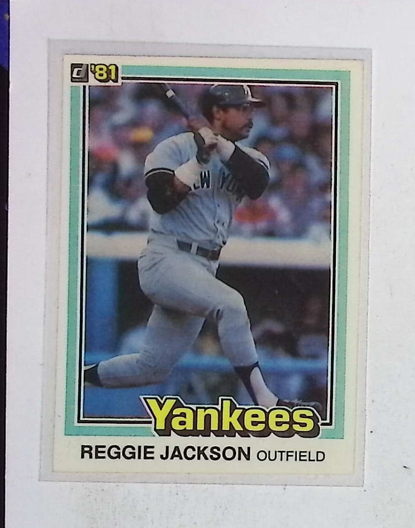 Reggie Jackson Innaugural Donruss Set 1981 1st Edition Collector's Series #348 (1 of 2)