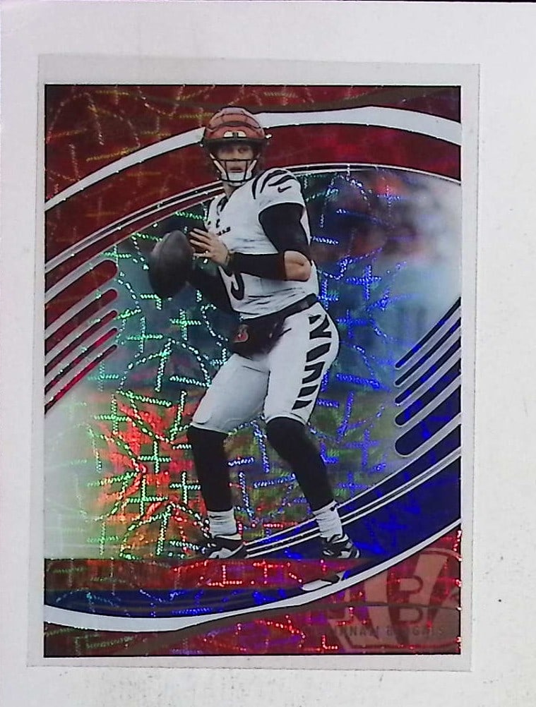 Joe Burrow SSP Kaleidescopt Red, White, & Blue Prizm 2025 Panini Absolute #37 (1 of 2)