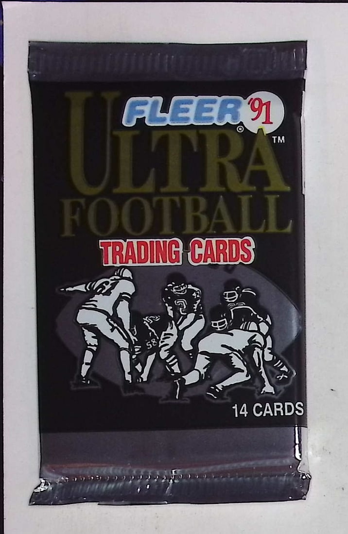 1991 Fleer Ultra Vintage Football Cards Retail Box Pack Sports Cards Rookie Cards: Fleer Vintage Football NFL Trading & Sports Cards, Superbowl Memorabilia, Old Sports Cards for Sale Near Me, Emmitt Smith, Dan Marino, Joe Montana, John Elway, Valuable Auction Memorabilia Lots for Sa