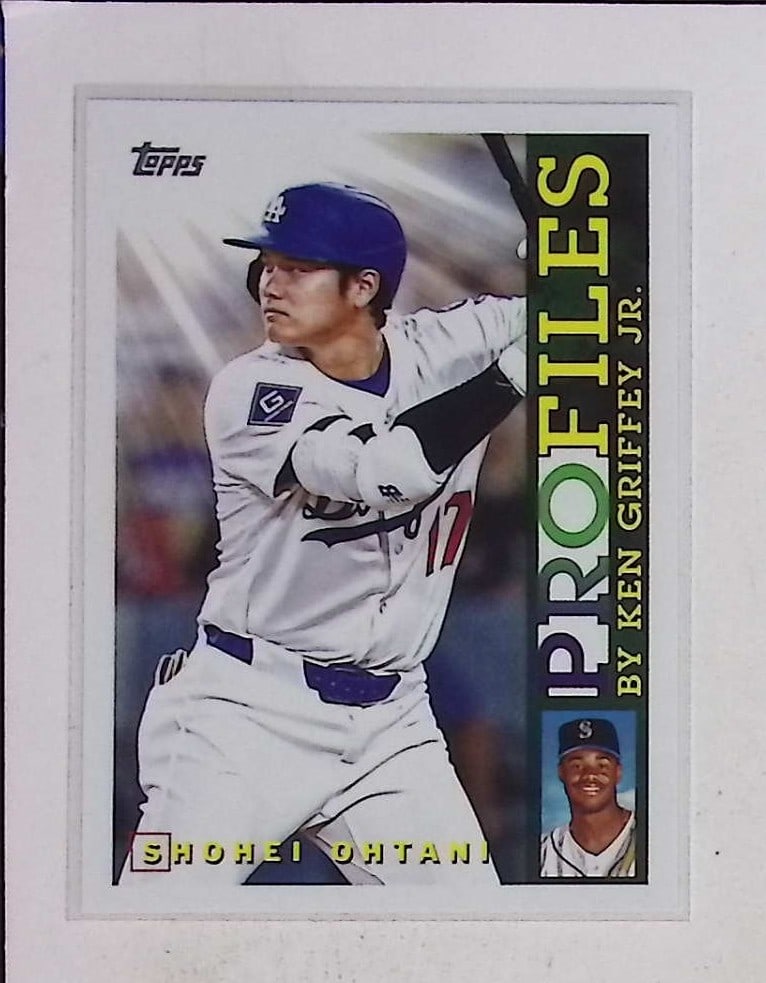 Shohei Ohtani MLB Profiles by Ken Griffey, Jr 2026 Topps 75th Anniversary #TP-1 (1 of 2)