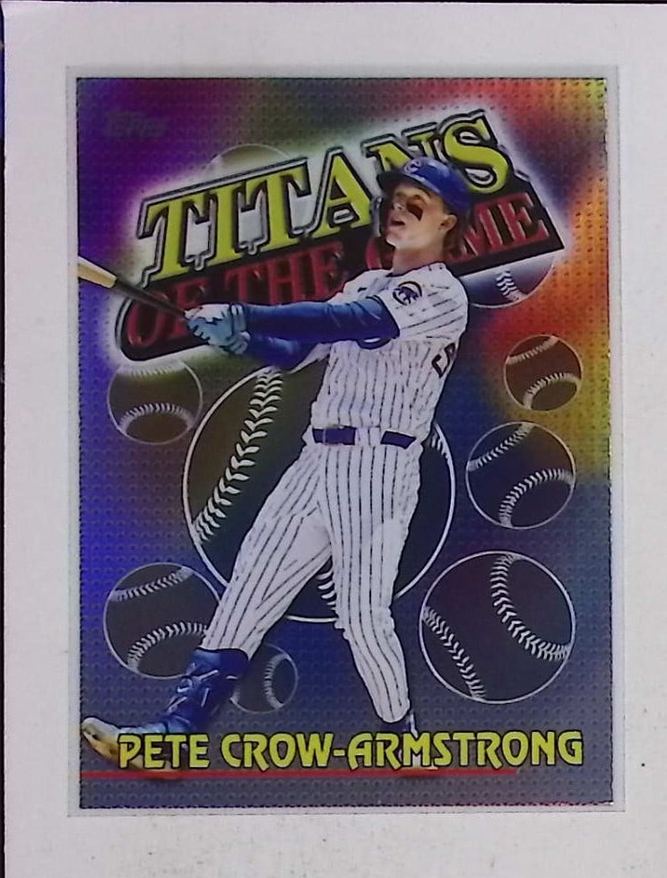 Pete Crow-Armstrong Titans of the Game Refractor Insert 2026 Topps 76th Anniversary #TOG-13 (1 of 2)