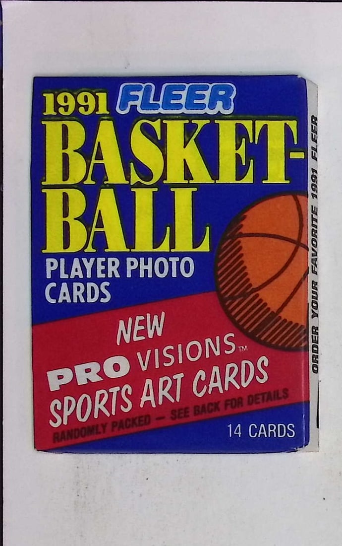 1991 Fleer Series 1 Vintage Basketball Cards Retail Box Pack New Factory Sealed (1 of 1)