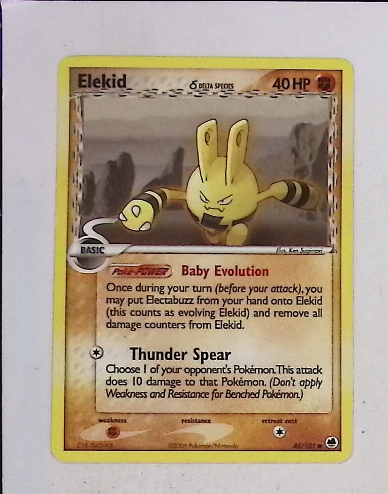 2006 Pokemon Elekid Delta Species Dragon Frontiers Ex #48/101 (1 of 2)