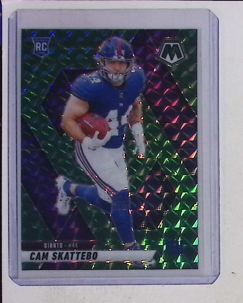 Cam Skattebo Green Mosaic Prizm Rookie Card 2025 Panini Mosaic #305 (1 of 2)