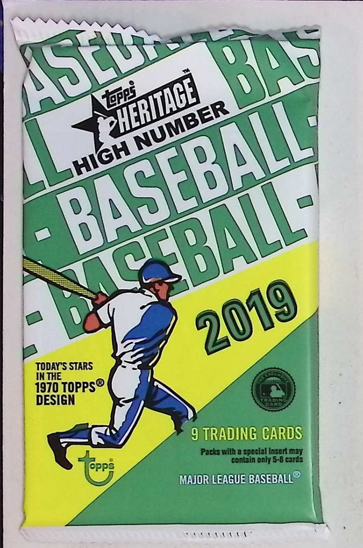 2019 Topps Heritage High Number Baseball Mega Box Pack - MLB Sports Cards (1 of 1)