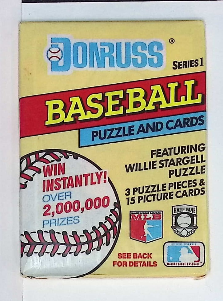 1991 Donruss Vintage Baseball Series 1 Retail Box Wax Pack, MLB Trading Card (1 of 1)