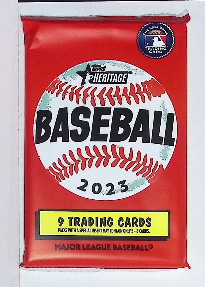 2023 Topps Heritage Baseball Card BLASTER BOX PACK, Sports Cards, Rookie Cards, MLB Trading Cards (1 of 1)