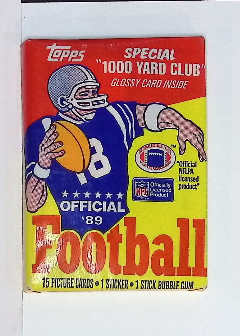 1989 Topps Series 1 Football Retail Box Pack (1 of 1)
