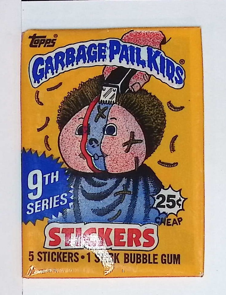 1987 Topps Vintage Garbage Pail Kids Retail Box Wax Pack - 9th Series (1 of 1)