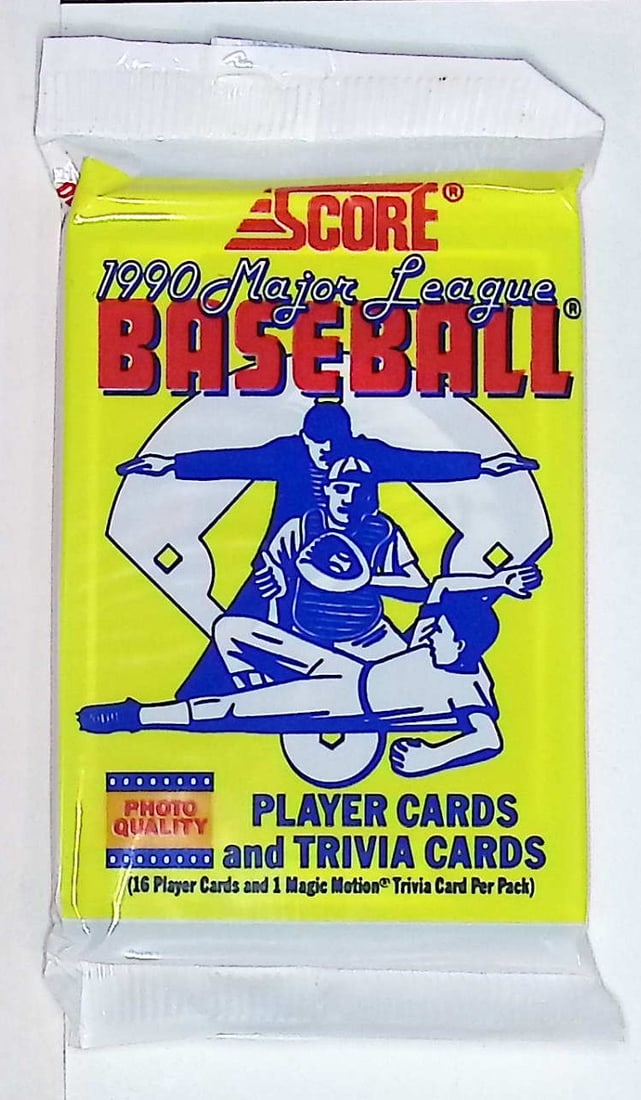 1990 Score Series 1 Vintage Baseball Cards Retail Box Pack Sports Cards (1 of 1)