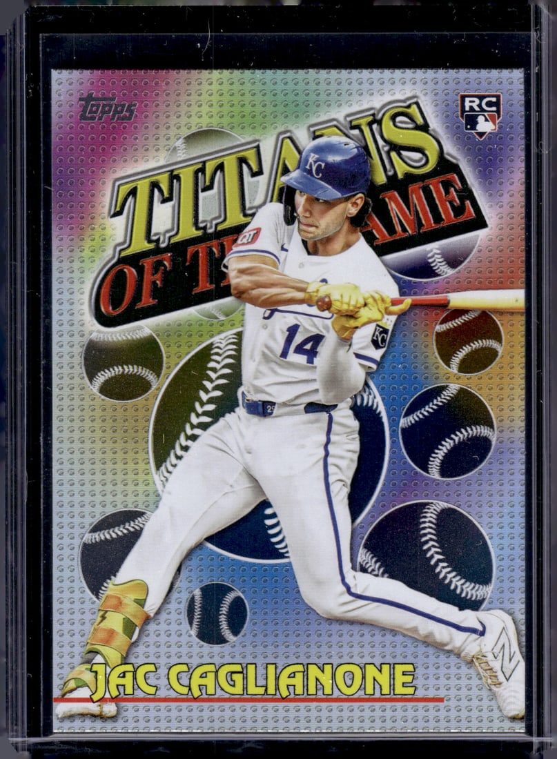 Jac Caglianone Rookie Card Titans of the Game 2026 Topps #TOG-12 Kansas City Royals (1 of 2)