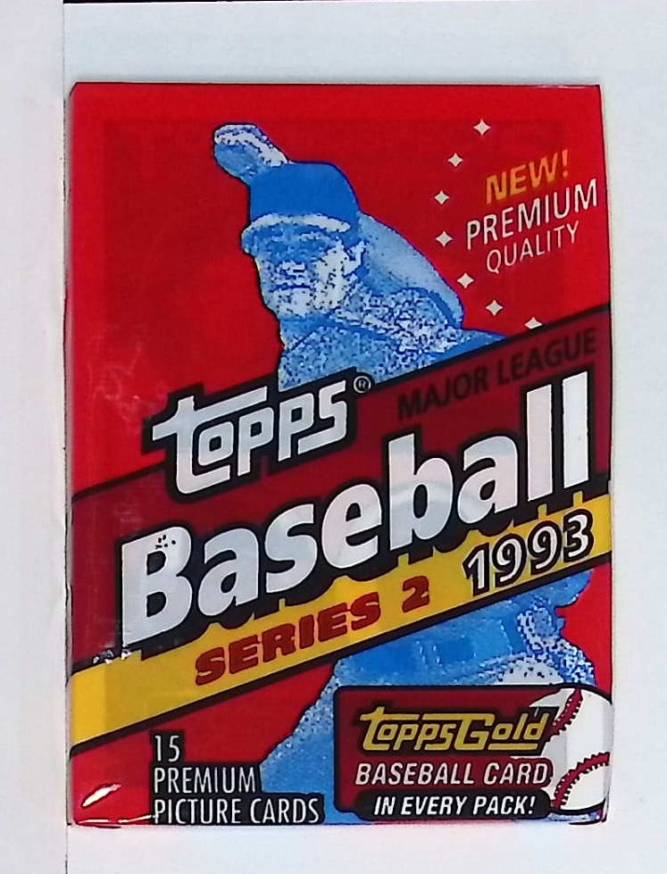 1993 Topps Vintage Series 2 Baseball Card Retail Box Wax Pack (1 of 1)