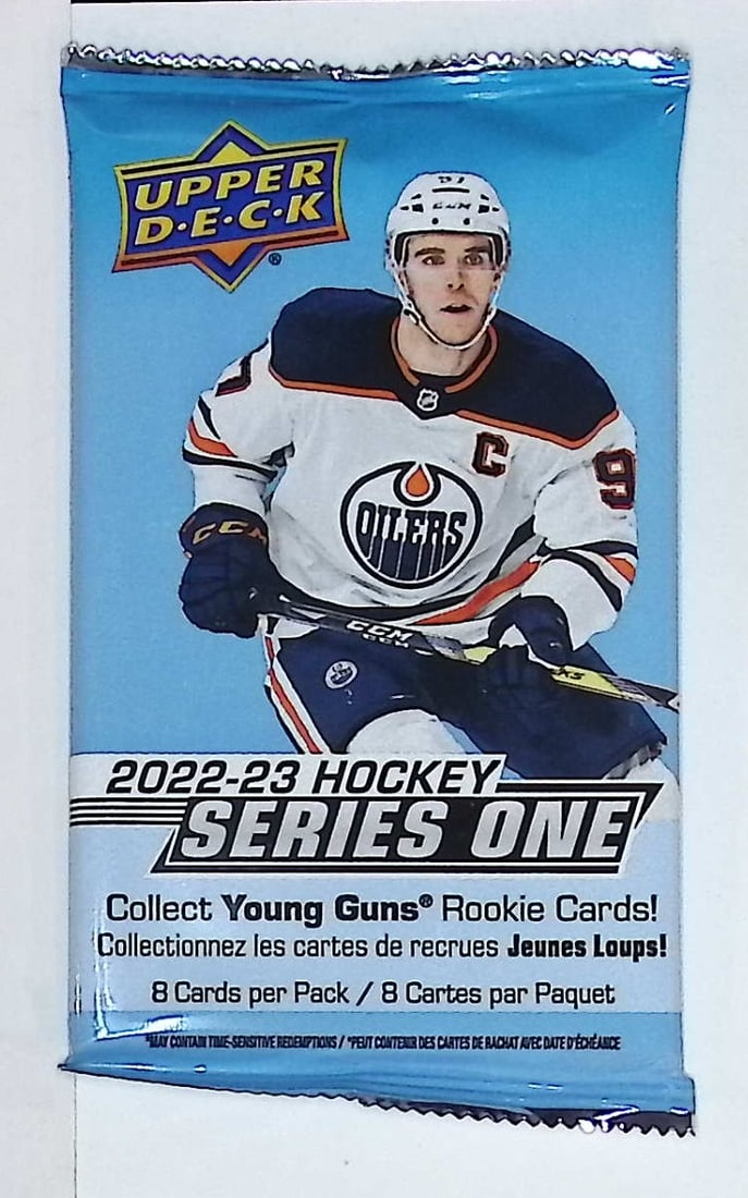 2022-23 Upper Deck SERIES 1 Hockey BLASTER BOX PACK - Collect Young Guns Rookie Cards (1 of 1)
