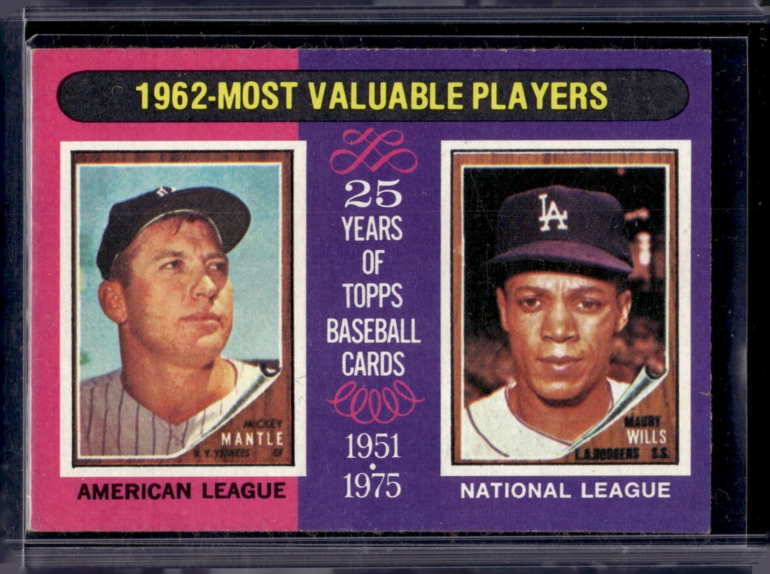 1962 MVPs Mickey Mantle 1975 Topps #200 (1 of 2)