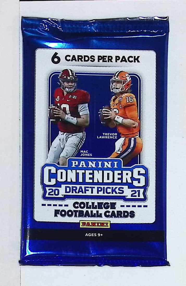 2021 Panini Contenders Draft Picks Football Blaster Box Pack NFL Trading Cards Ja' Marr Chase (1 of 1)